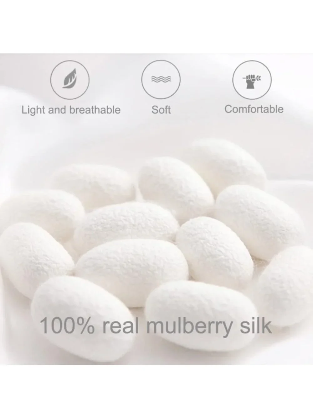 100% Pure Mulberry Silk Square Scarf - 26''x26'' Hair & Neck Accessory for Women